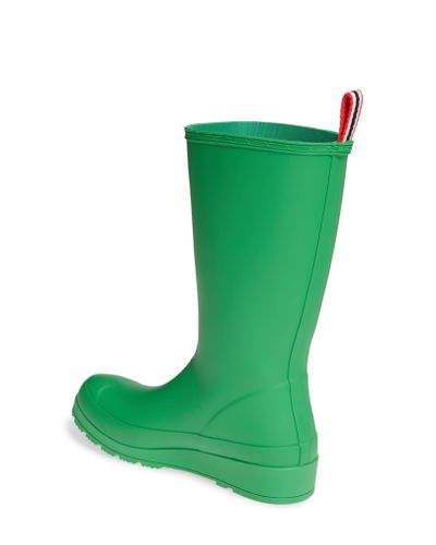 original play waterproof rain bootie hunter