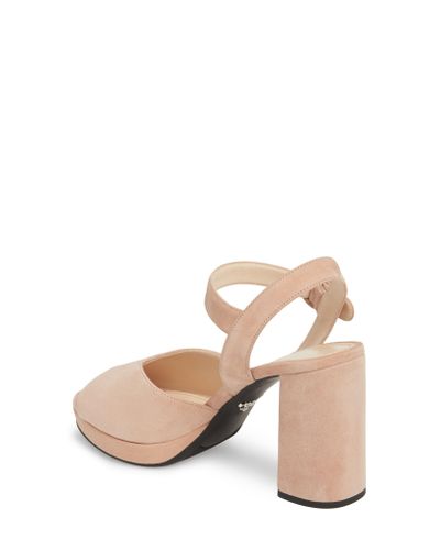 prada nude sandals