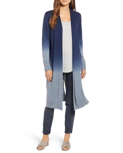 ombre duster cardigan