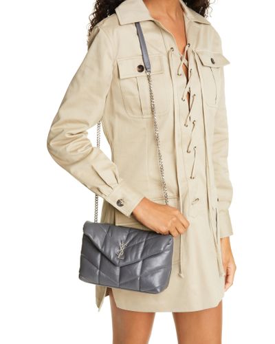 loulou toy puffer leather crossbody bag