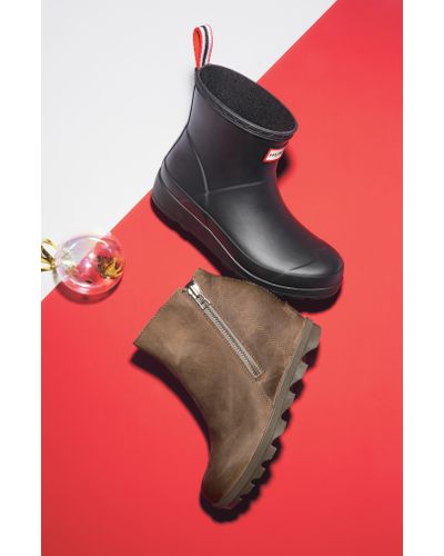 original play waterproof rain bootie hunter