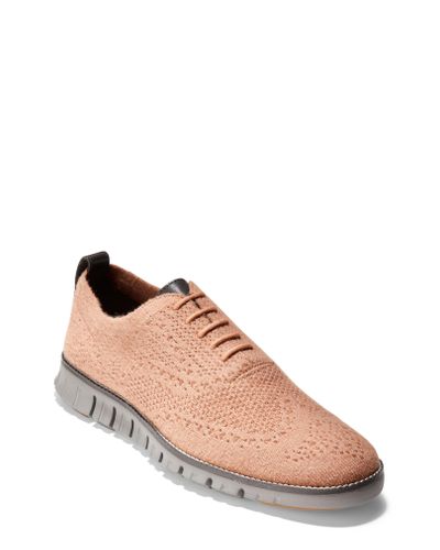 Zerogrand stitchlite woven wool wingtip Clearance