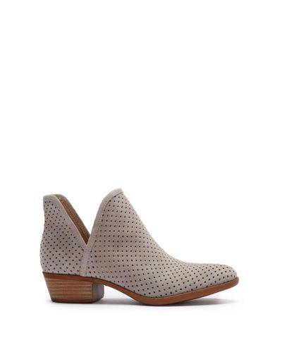 lucky perforated booties