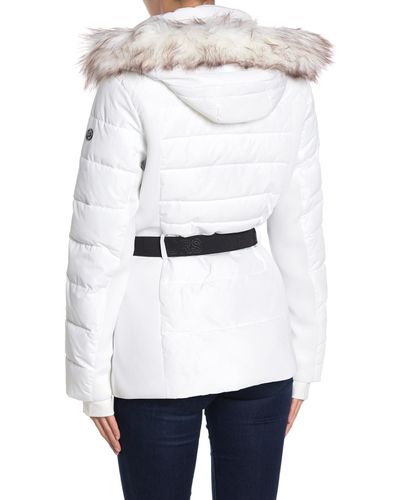 michael kors women's white coat