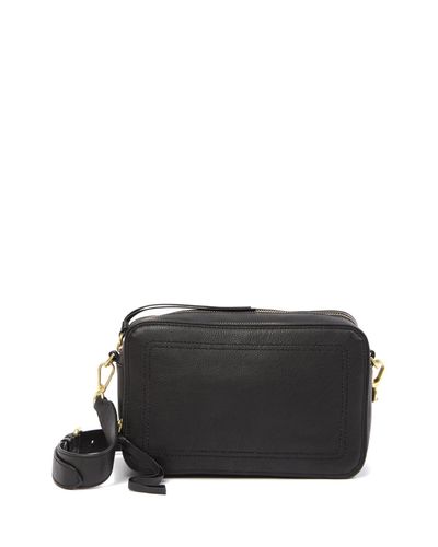Cole Haan Harlow Leather Camera Bag in Black - Lyst
