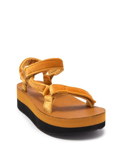 Teva Velvet Universal Flatform Sandal 