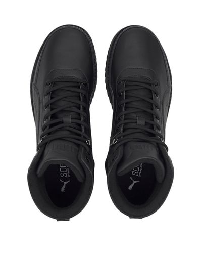 PUMA Leather Desierto V2 Boot in Black for Men | Lyst