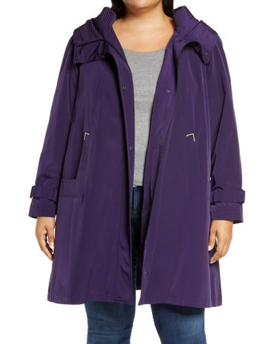 plus size raincoat with removable liner