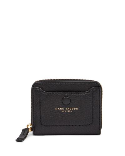 marc jacobs empire city leather zip wallet