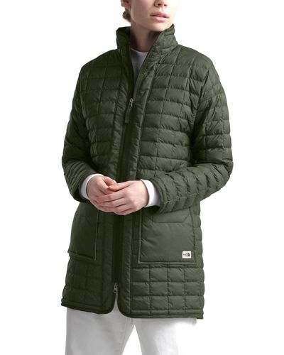 north face thermoball long jacket