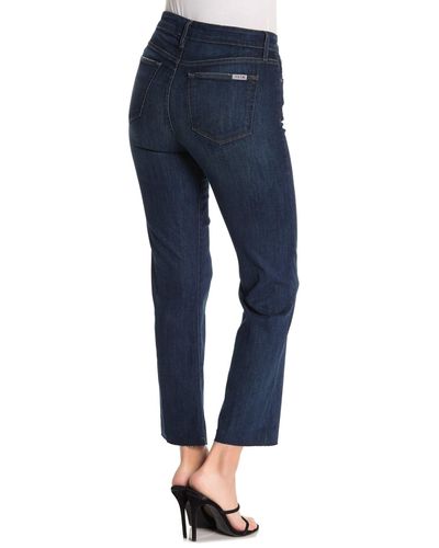 Joe's Jeans Denim High Rise Raw Crop Bootcut Jeans in Blue - Lyst