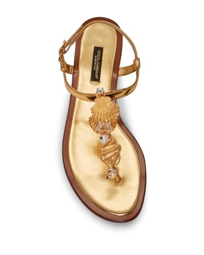 dolce and gabbana pearl sandals