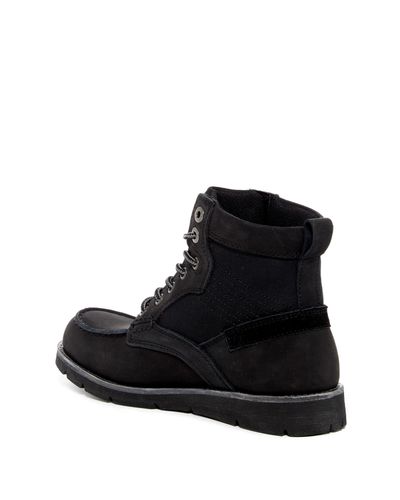 black levi boots