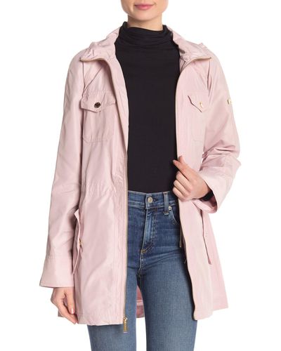 michael michael kors missy quilted anorak