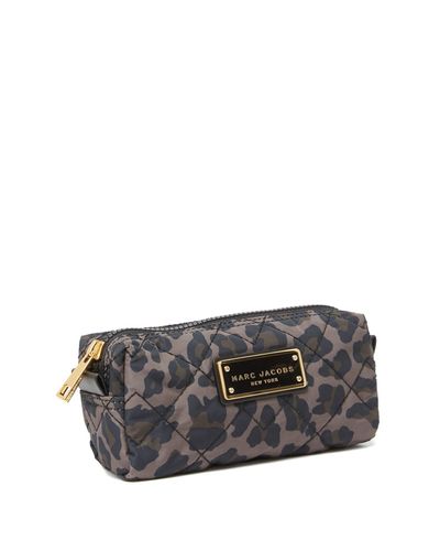 Marc Jacobs Leopard Print Quilted Cosmetic Bag | Lyst