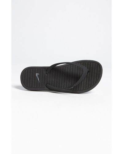 nike solarsoft women's flip flop