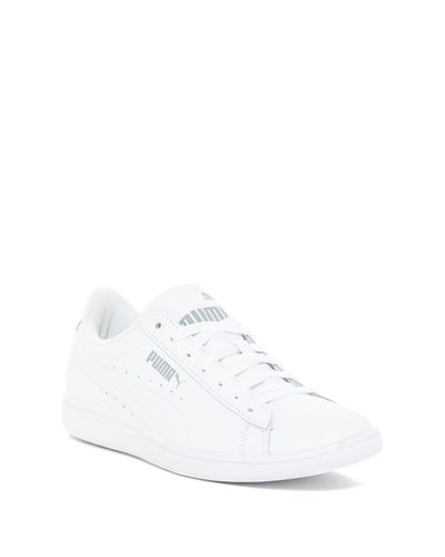 puma soft foam all white