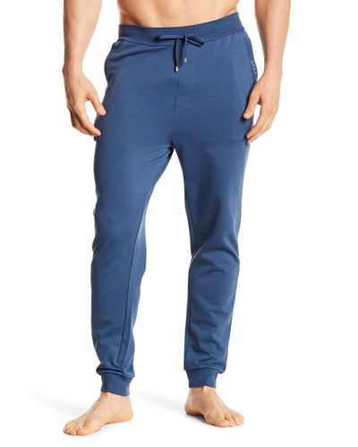 boss authentic cuffed fleece pants
