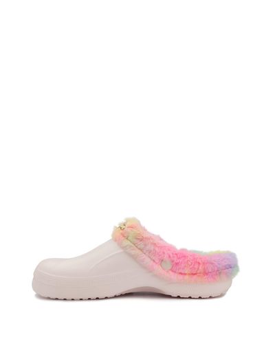 red suede clogs