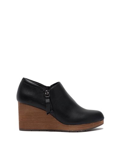 black work wedges