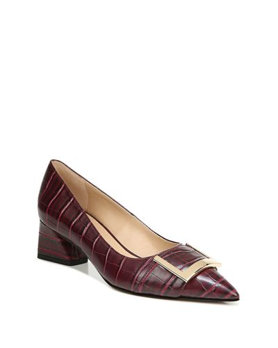 franco sarto ridna genuine calf hair pointed toe pump