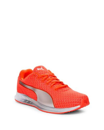 PUMA Burst Metal Sneaker in Red | Lyst