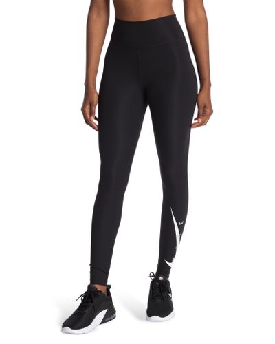 nike leggings with swoosh on leg