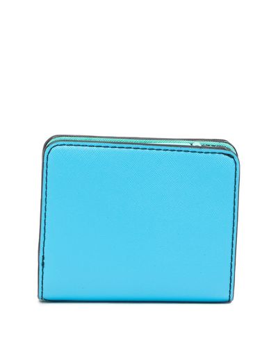 marc jacobs saffiano mini compact wallet