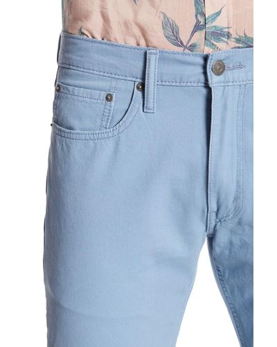 Levi's Denim 502 Regular Tapered Mock Blue Warp Stretch Jeans - 30-32\