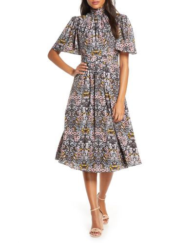 floral dressing gown