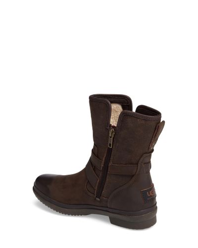 Simmens genuine shearling lined waterproof leather boot Clearance