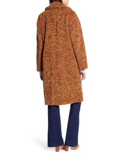 halogen teddy coat