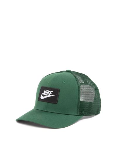 nike trucker cap white