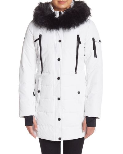 magenta puffer jacket