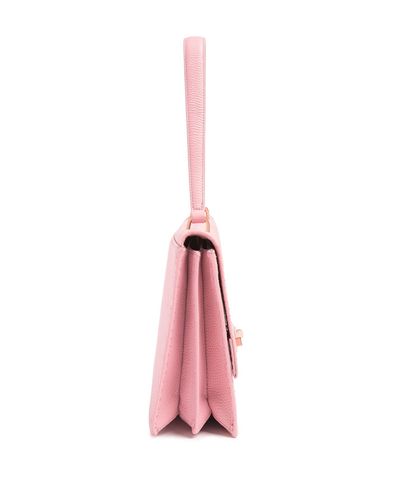 ted baker jessi pale pink concertina leather shoulder bag
