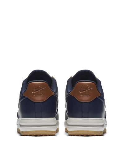 Nike Lace Lunar Force 1 Duckboot Low in Blue for Men - Lyst