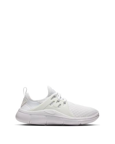 nike acalme all white