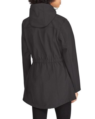 Lauren by Ralph Lauren Softshell Jacket With Quilted Vest in Black 