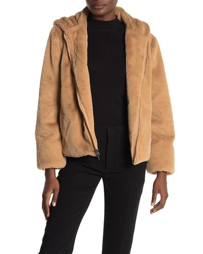 vince plush coat