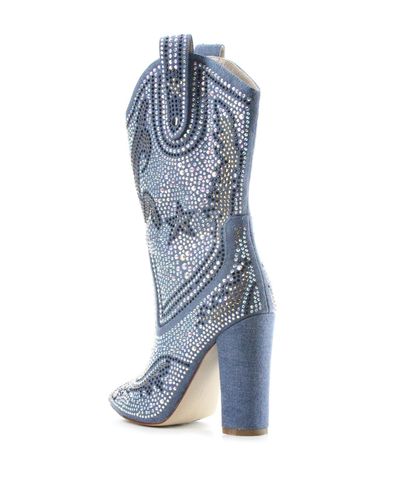 cape robbin rhinestone boots