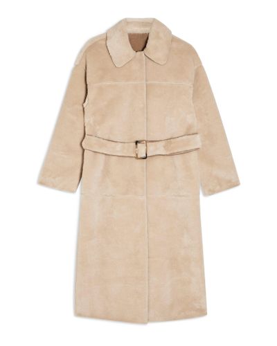 topshop soft borg coat