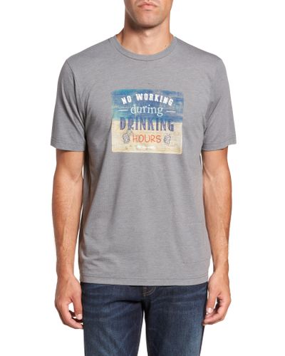 Travis Mathew Cotton Cheersie Graphic T-shirt in Grey (Gray) for Men - Lyst