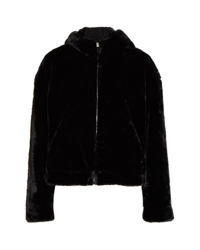 UGG ® Mandy Faux Fur Hooded Jacket in Black - Lyst