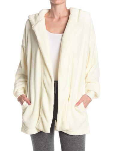 hue fleece lounge jacket