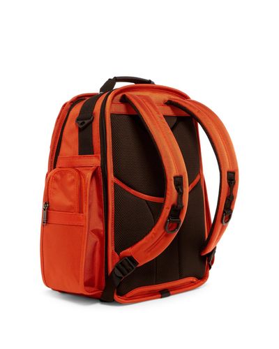 tumi orange backpack