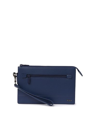 tumi double zip wristlet