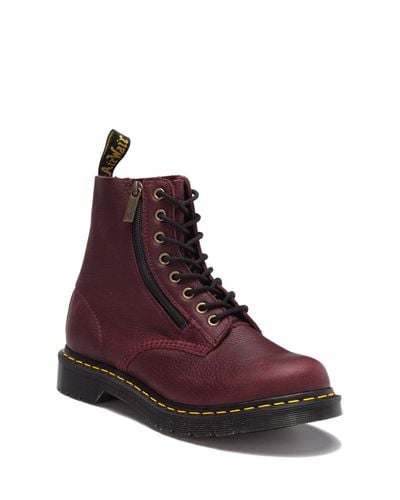 cherry red pascal dr martens