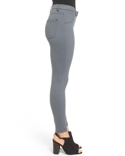 grey denim leggings