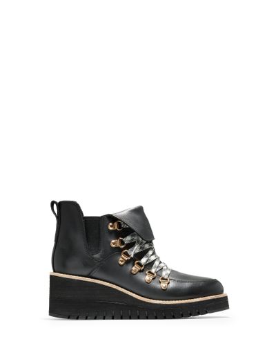 cole haan zerogrand wedge hiker boot