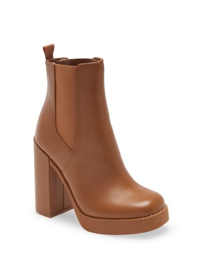 steve madden triple pink leather boots
